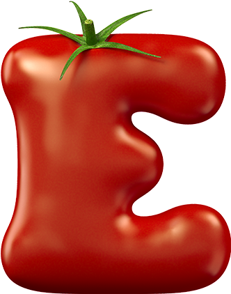 Letter E As A Tomato - Cherry Tomatoes (527x511)