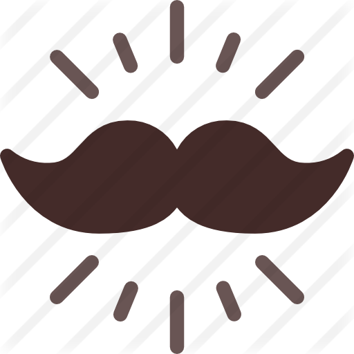 Bigote Icono Gratis - Bigote Icono Gratis (512x512)