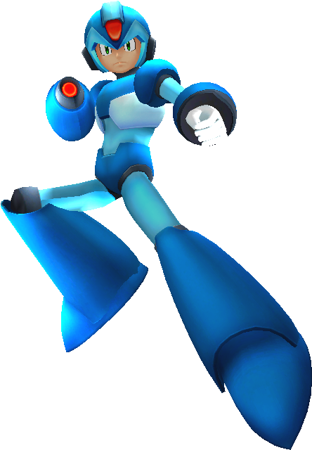 Mega Man Background Png - Mega Man X 3d (490x645)