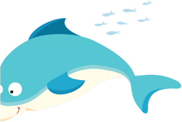 Dolphin Clipart Realistic - Cartoon (640x480)