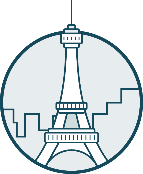 Icono Ciudad - Tour Eiffel Vector (603x731)