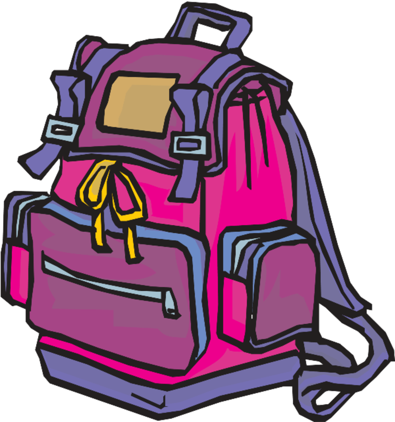 2356171 - Backpack Clip Art (800x854)