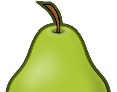 Pear Deck - Armut Clipart (486x364)