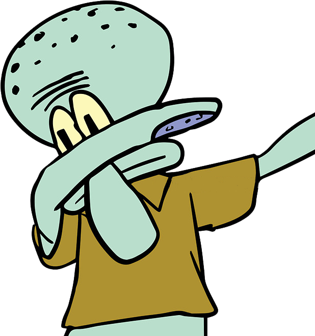 700 X 700 8 - Squidward Dabbing (700x700)