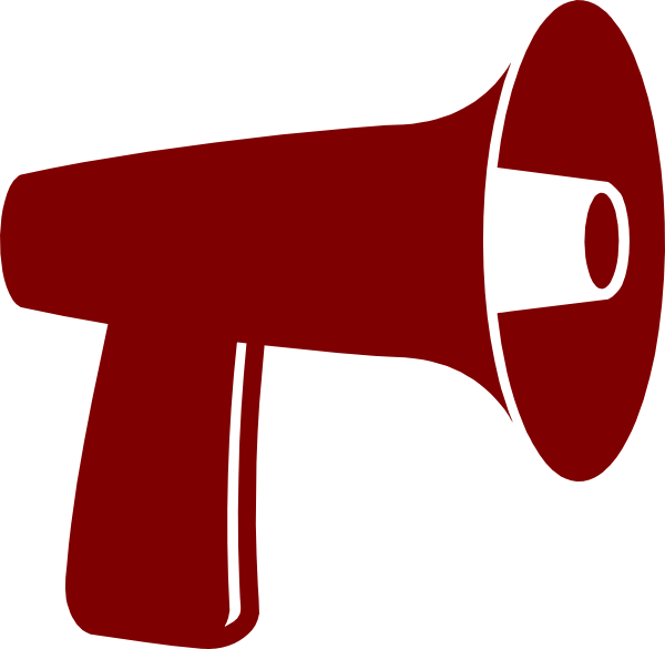 Megaphone Clipart (600x585)