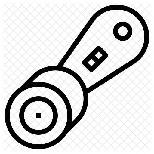 Rotary Cutter Icon - Tool (512x512)