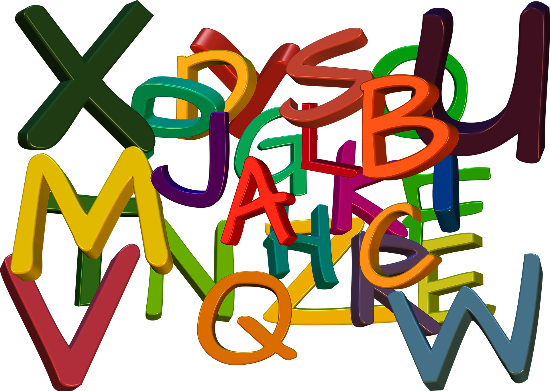 Clipart Alphabet Gratuit - Learn The Alphabet: A Book For Children (1600x1137)