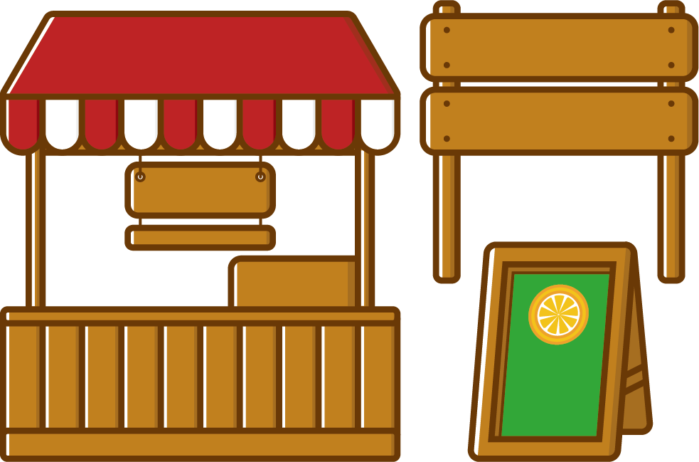 Lemonade Stand Euclidean Vector - Lemonade Stand Clipart (983x649)