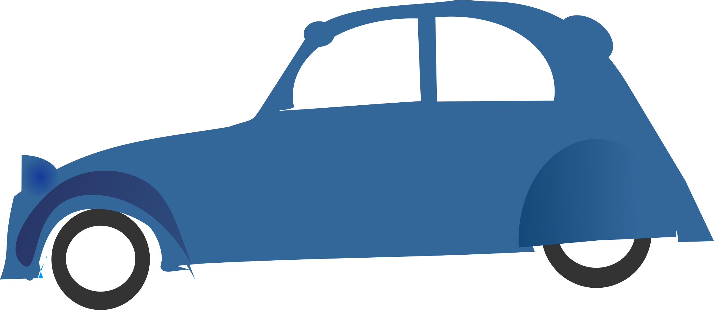 Clipart - - Car (2400x1042)