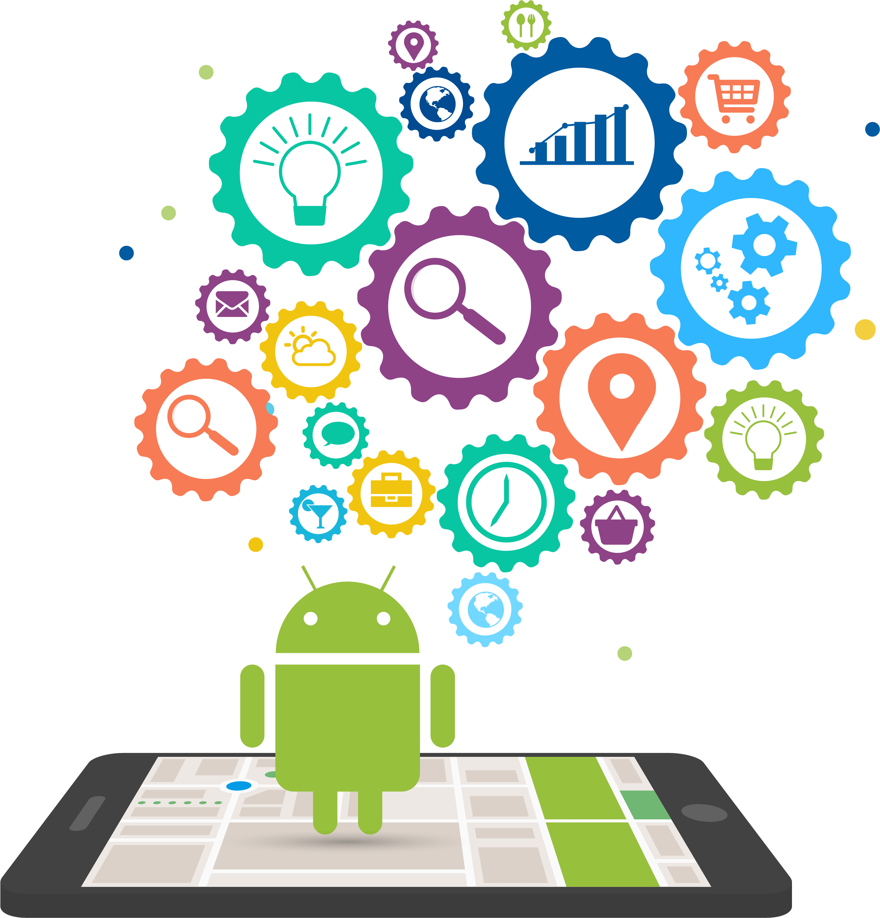 Future Work Technologies Is Mainly Known For Reasonably - Android Apps Development Png (3750x3333)
