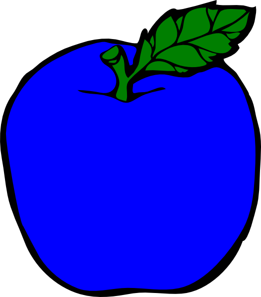 Apple Drawing Black And White (522x593)