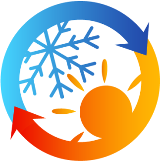 Fireplace Clipart Google Image - Heating And Cooling Vector (348x348)