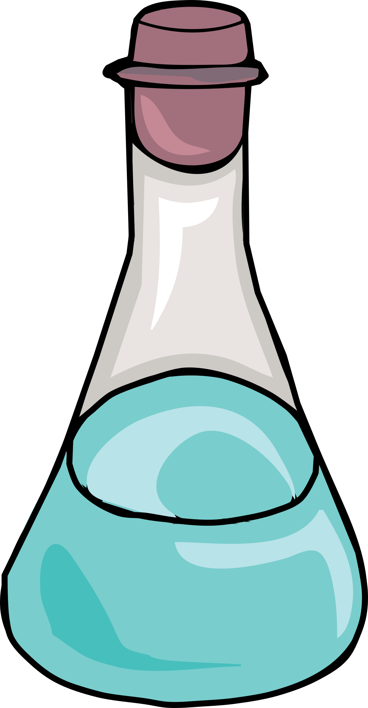 Big Image - Flask Png (1247x2400)
