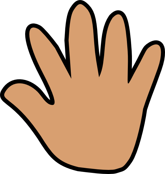 Hands To Yourself Clipart (564x597)