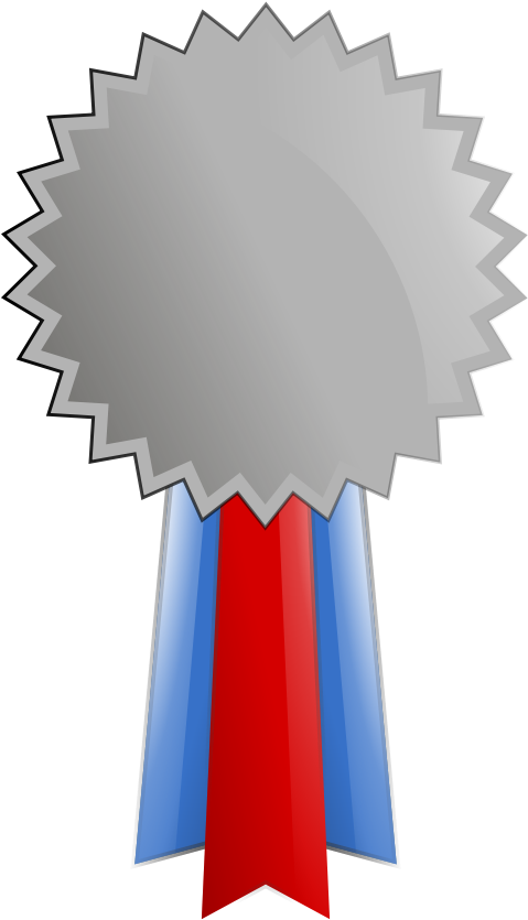 Silver - Silver Medal Clipart (900x900)