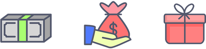 Money Fund Loan Gift Cash Financial Accoun - Giving Money Transparent Background (860x430)