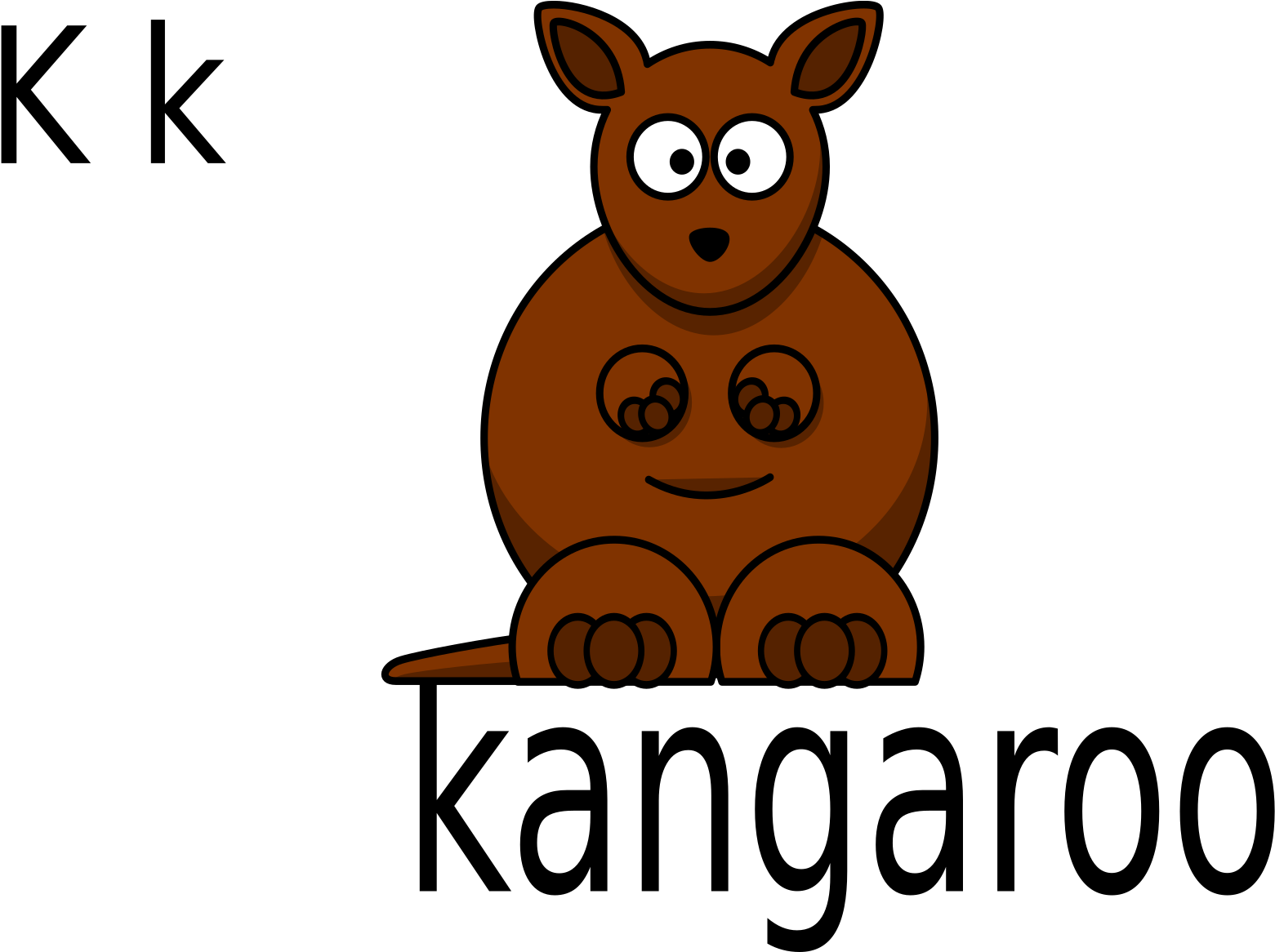 For Kangaroo - K Is For Kangaroo (2400x1165)