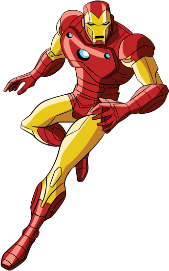 Iron Man Clipart Vector Free Clipart Images - Earth's Mightiest Heroes Iron Man (362x574)