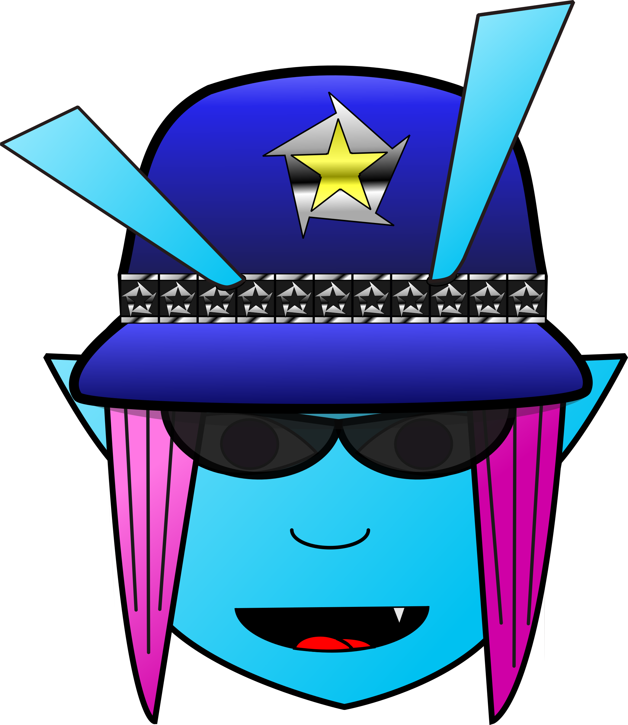 Police - Clip Art (2080x2400)