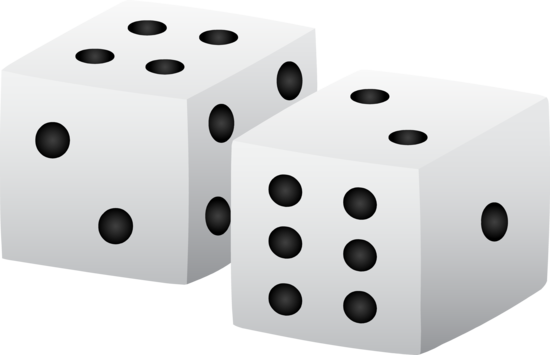Dice Clip Art - Clip Art Square Objects (550x355)