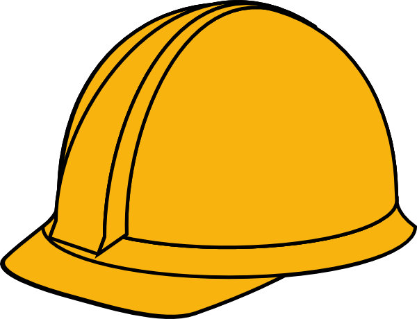 White Hard Hat Clip Art At Clker Com Vector Clip Art - Yellow Hard Hat Clipart (600x460)