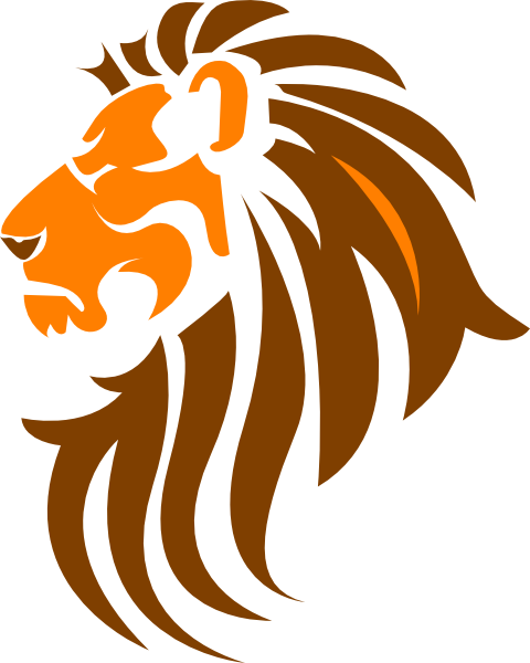 Lion Head Silhouette Clip Art Clipart Panda Free Clipart - Clip Art Lion Head (480x600)
