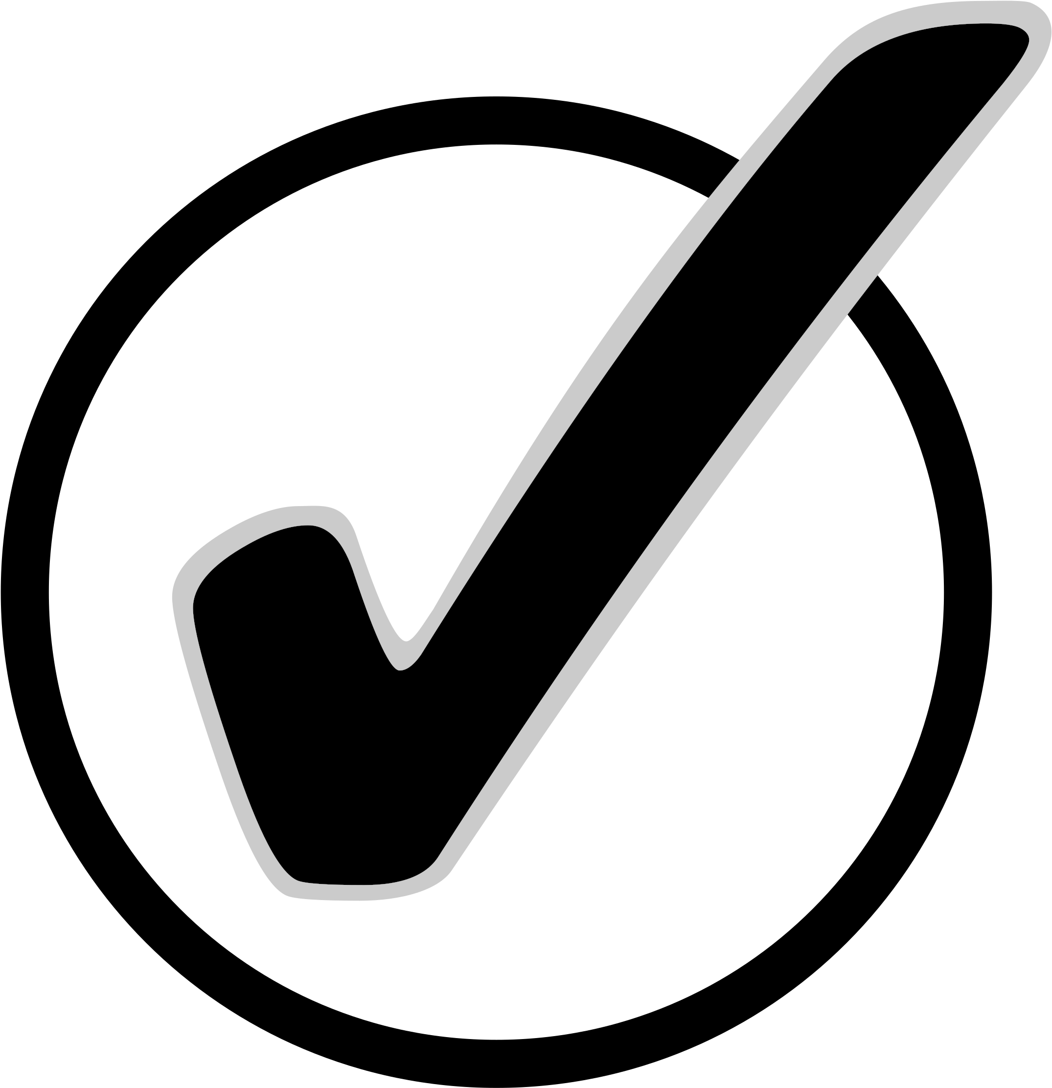 Circle With A Check Mark (2400x2400)