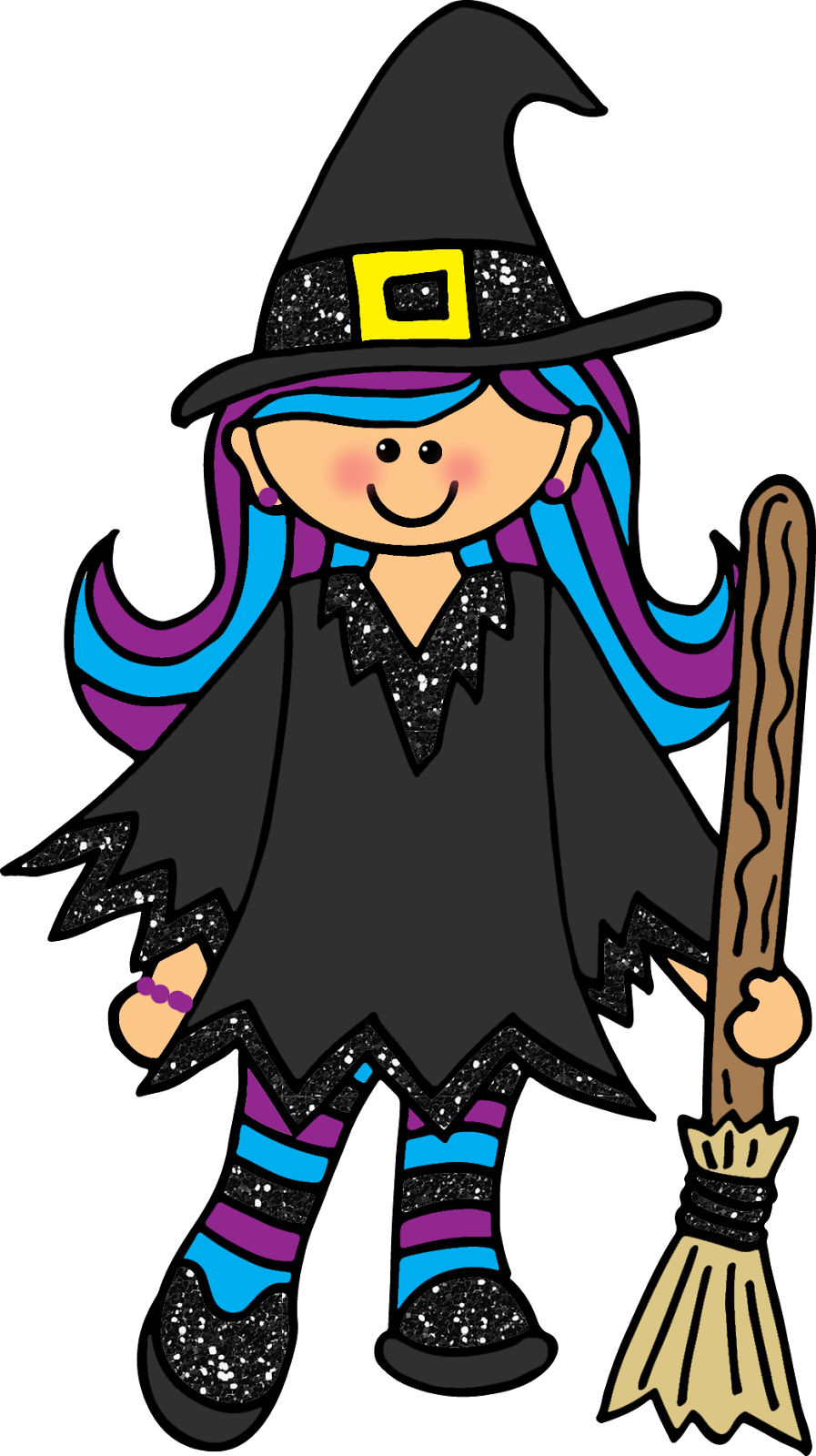 Friendly Witch Clipart - Friendly Witch (897x1600)