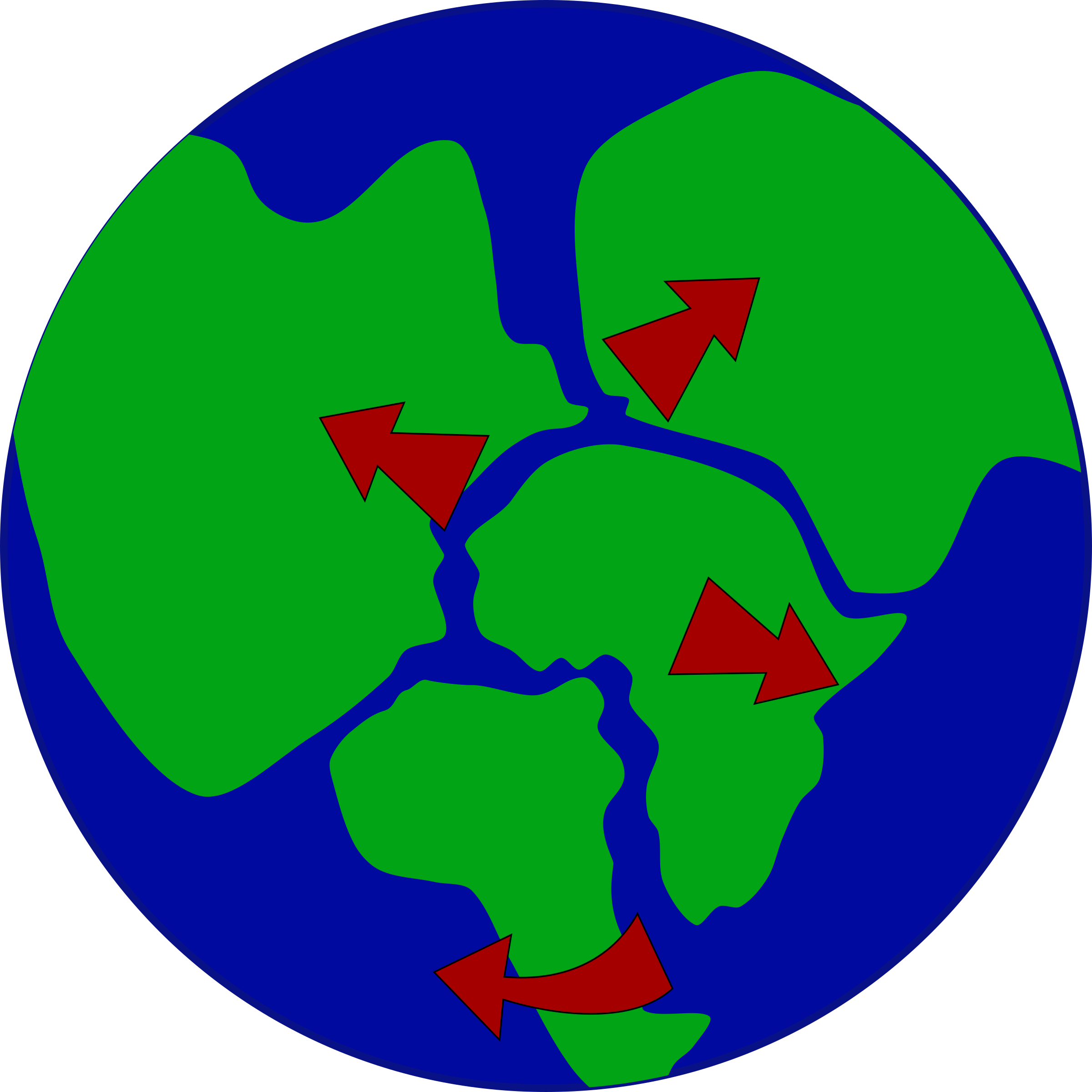 Big Image - Continental Drift Easy To Draw (2400x2400)