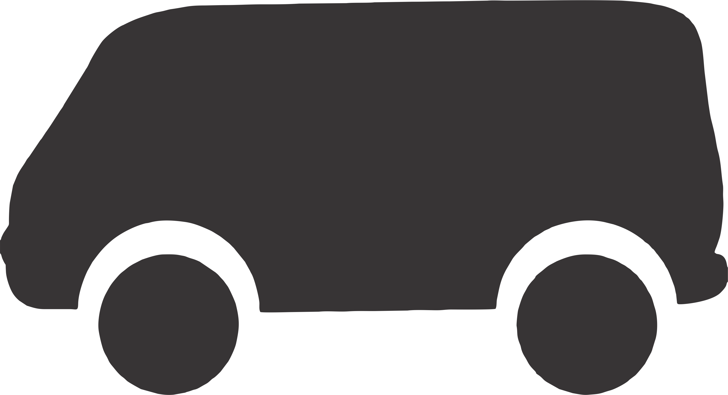 Van Silhouette Png (3080x1671)