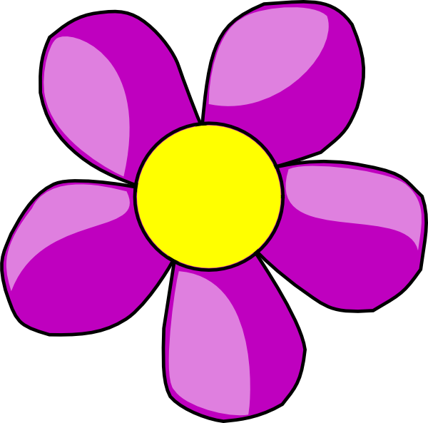 Flower Clip Art (600x593)