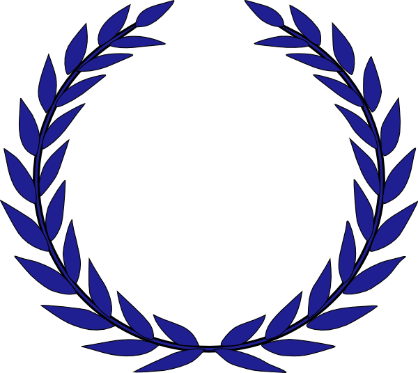 Laurel Wreath Template (600x536)