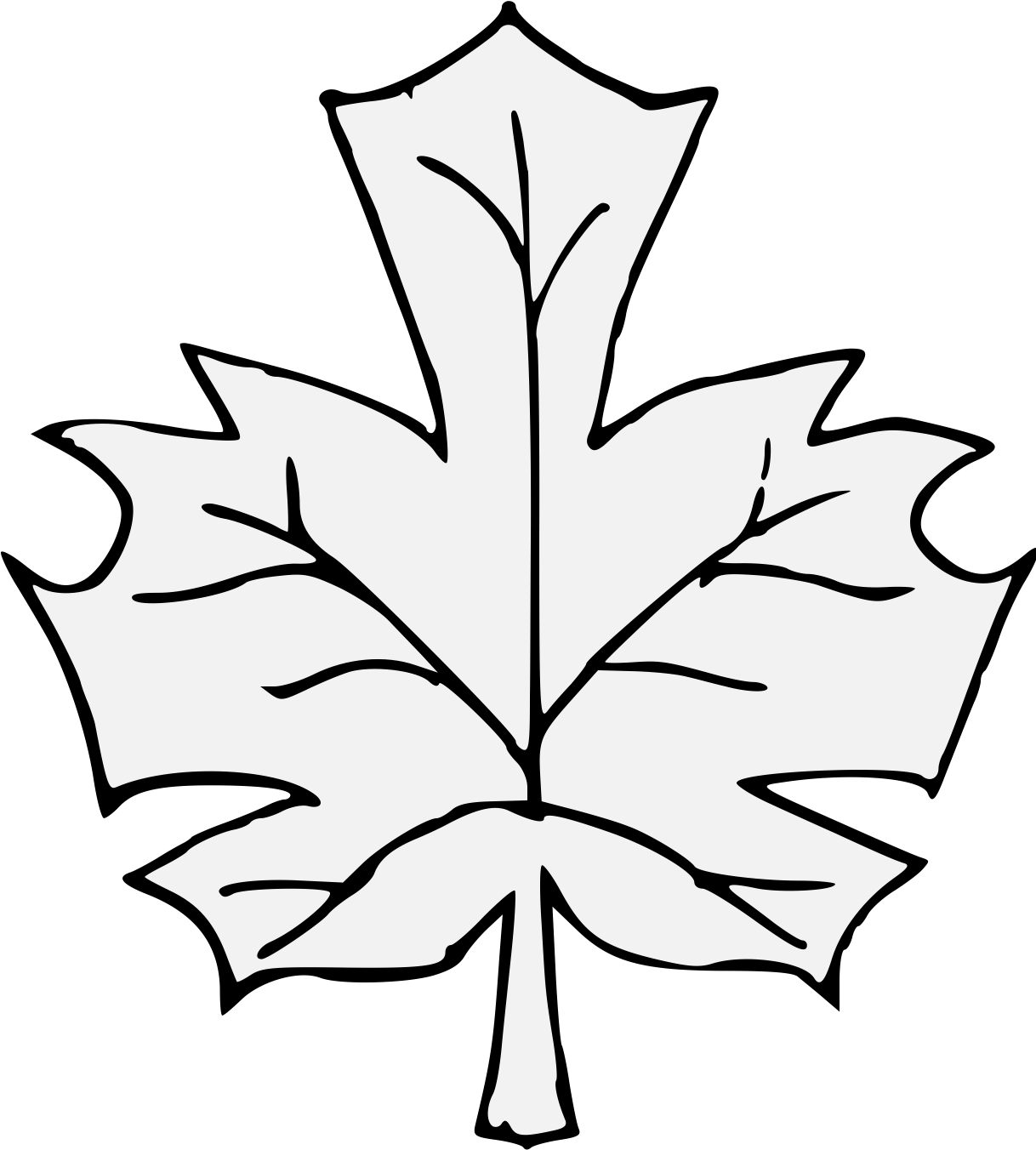Maple Leaf - Art (1217x1371)