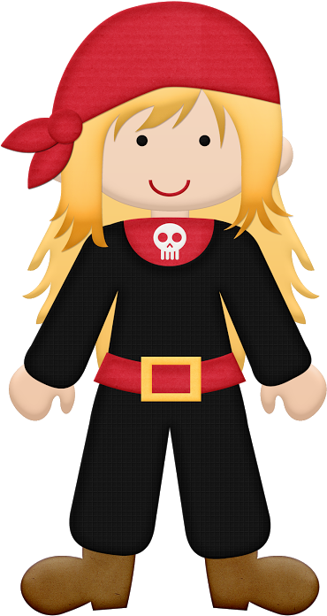 Clip Art - Pirate (393x720)