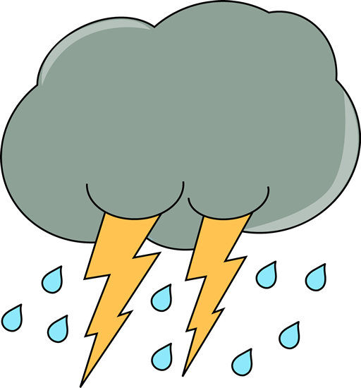 Dark Cloud With Rain And Lightning - Cloud With Rain And Lightning (512x550)