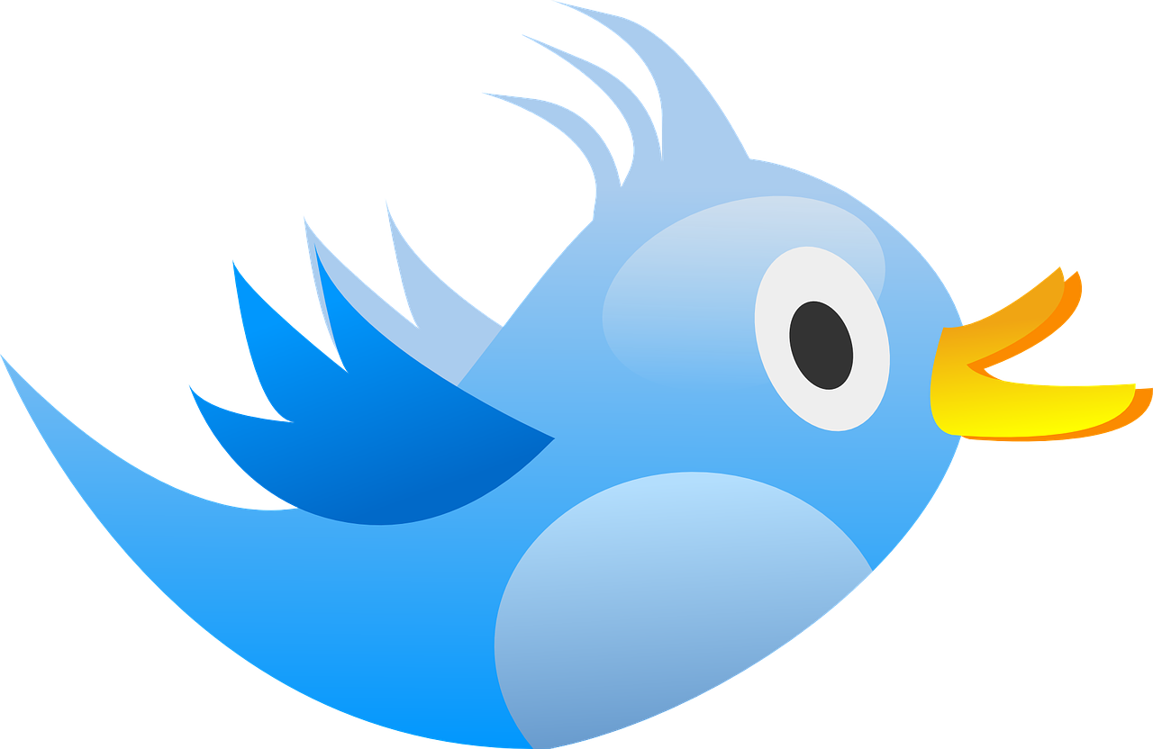 Cute Bird Clipart - ภาพ เคลื่อนไหว นก บิน (1280x832)