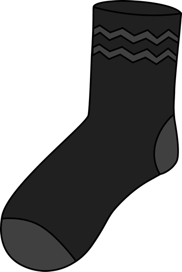 Single Socks Clip Art (368x550)