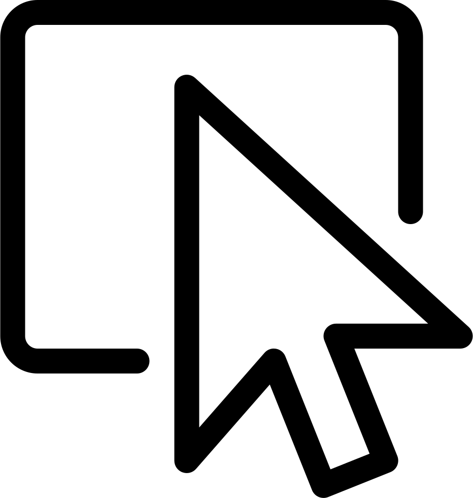 Computer Mouse Pointer Cursor Clip Art - Mouse Pointer Transparent Background (932x980)