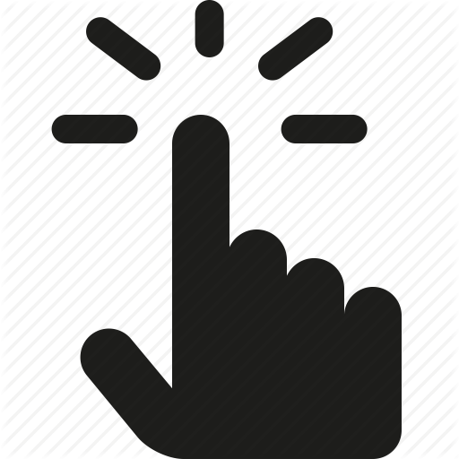 Click - Finger Click Clip Art (512x512)