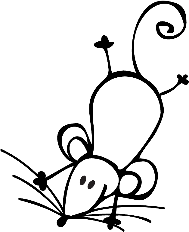 Wandtattoo Maus - Wall Decal (800x800)