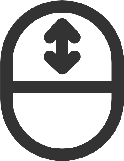 Maus, Scroll Symbol - Mouse Scroll Material Design Icon (512x512)