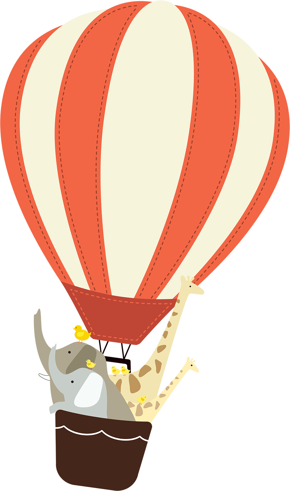 Register For Prenatal Classes - Hot Air Balloon (1000x1693)