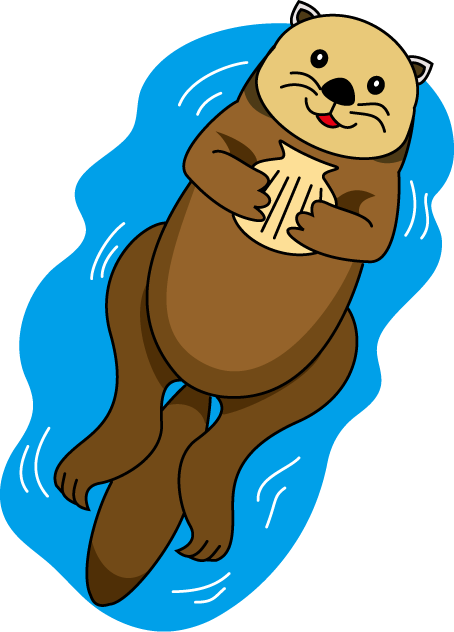 River Otter Clip Art (454x632)