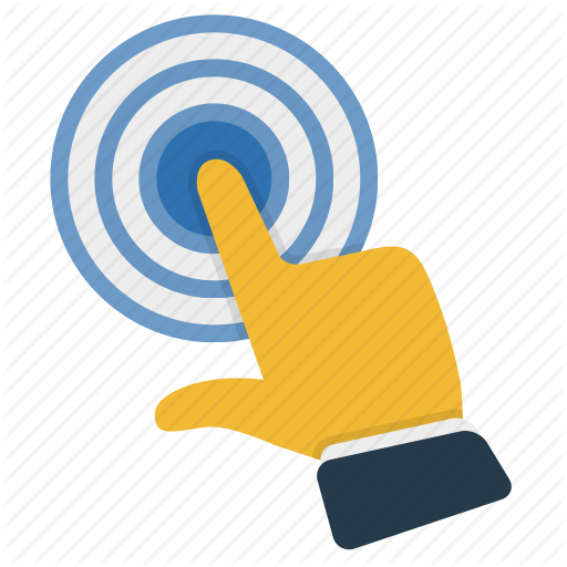 Down Image Result For Touch Screen Icon - Transparent Touch Screen Hand (512x512)