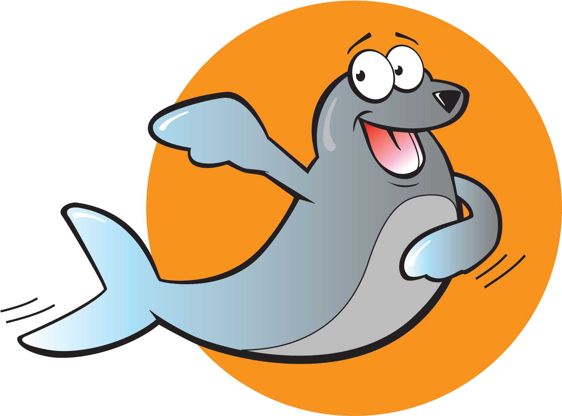 Serg The Sealion ∞ - Cartoon (2750x2208)