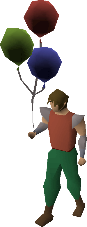 Hover Over Image For Type, Birthday Balloons Equipped - Balloon (299x777)