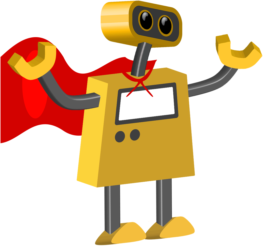 Standing Superbot - Difference Between Bitmap And Vector (1033x967)
