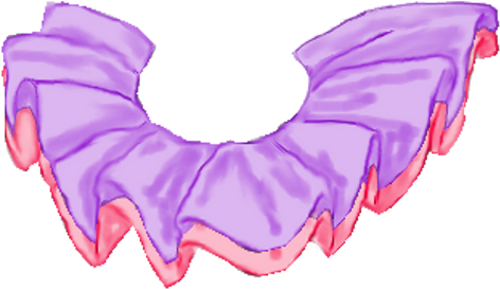 Browsing - Clown Collar Clipart (500x289)