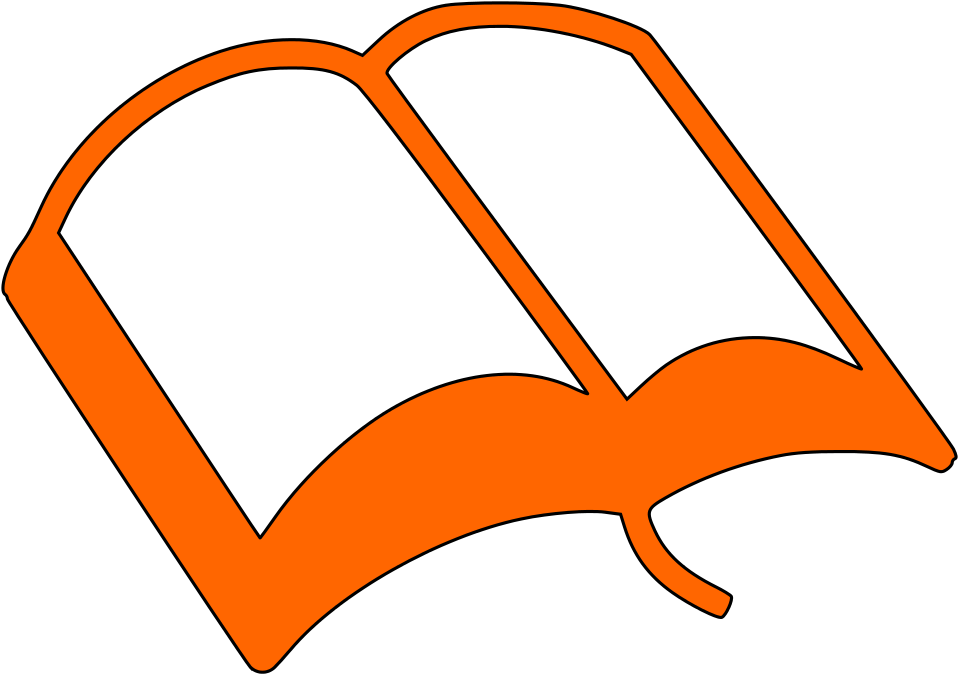 Open - Book Silhouette (1000x1000)