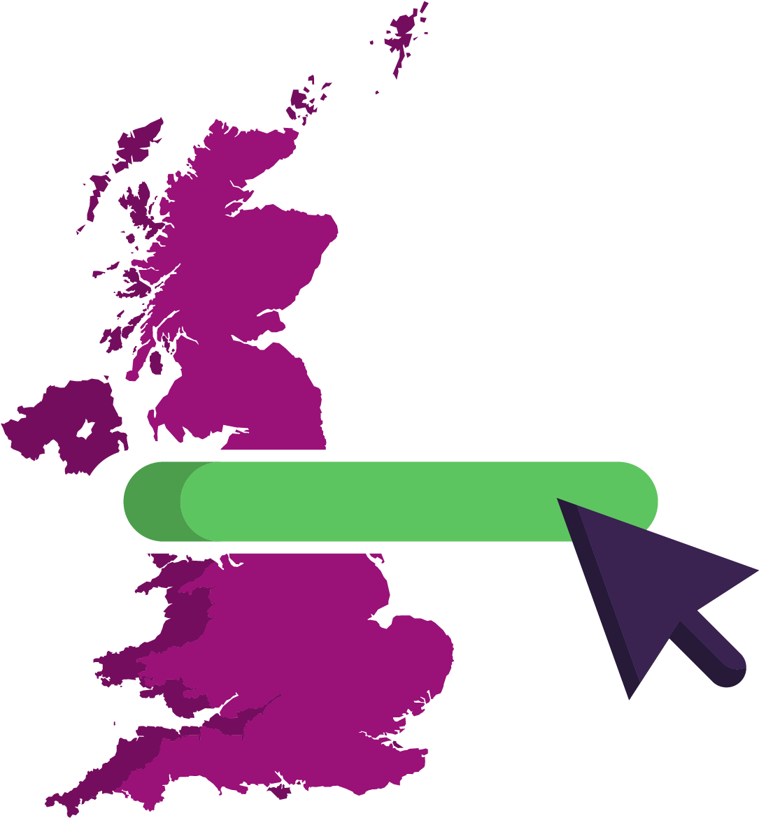 4 Icons Enter Postcode - Uk Silhouette (1251x1251)